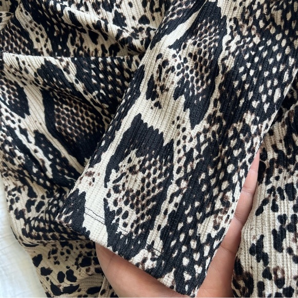 Zara Animal Print Midi Dress Size L Ref 5643324 - Picture 14 of 16